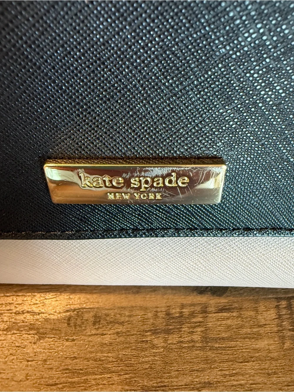 Kate Spade Two-Tone Black and Tan Crossbody Bag